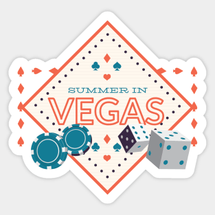 Summer in Vegas Sticker